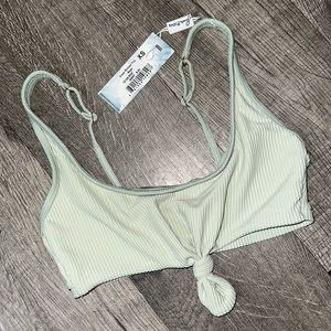 Frankies Bikinis Greer Ribbed Bralette Top